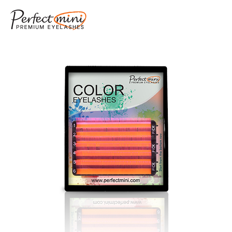 perfect mini fluorescent eyelashes pink