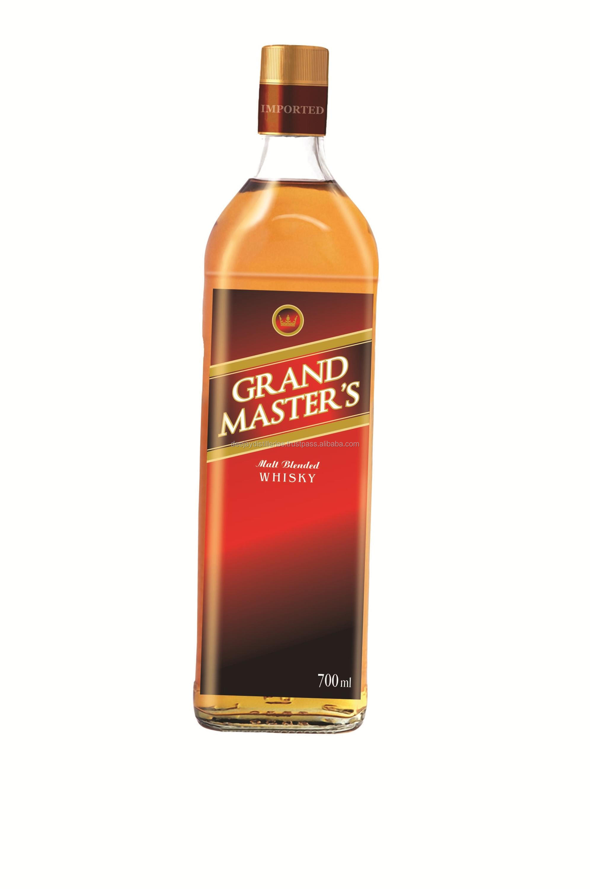 Grand Master Black Whisky For Exports Outside India - Buy Grand Master ...
