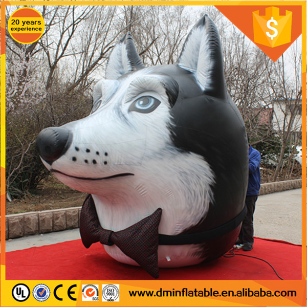 2017 Newest Unique Design Vivid Lovely Husky Dog Christmas Inflatable