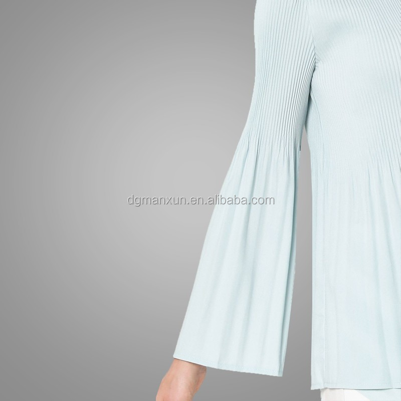 New fashion style muslim baju kurung printing islamic clothing flare sleeves top in malaysia4.jpg
